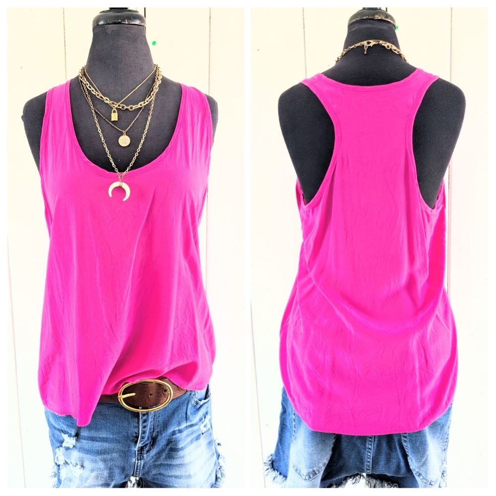 Ramona LaRue Silk Tank sz M